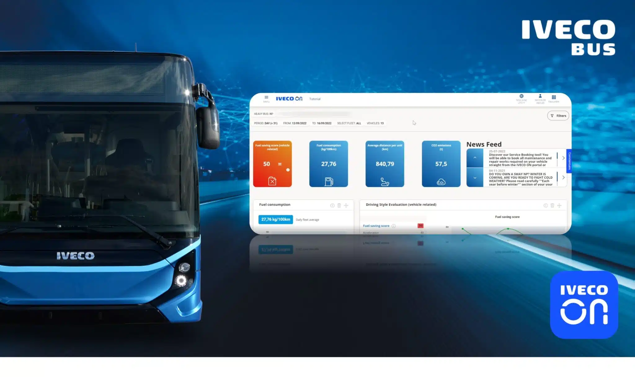 ETV Truck | IVECO ON: Új digitális szolgáltatások világa az IVECO BUS flották számára