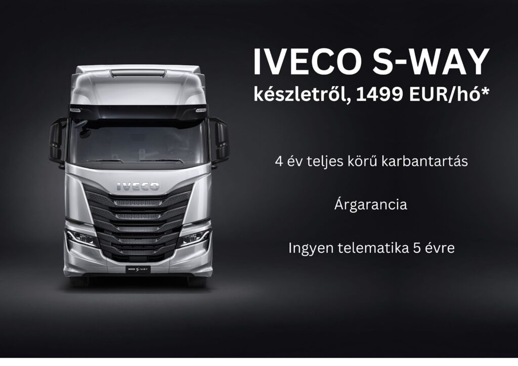 ETV Truck | Az IVECO S-WAY: A sofőrök álma, most akciósan!