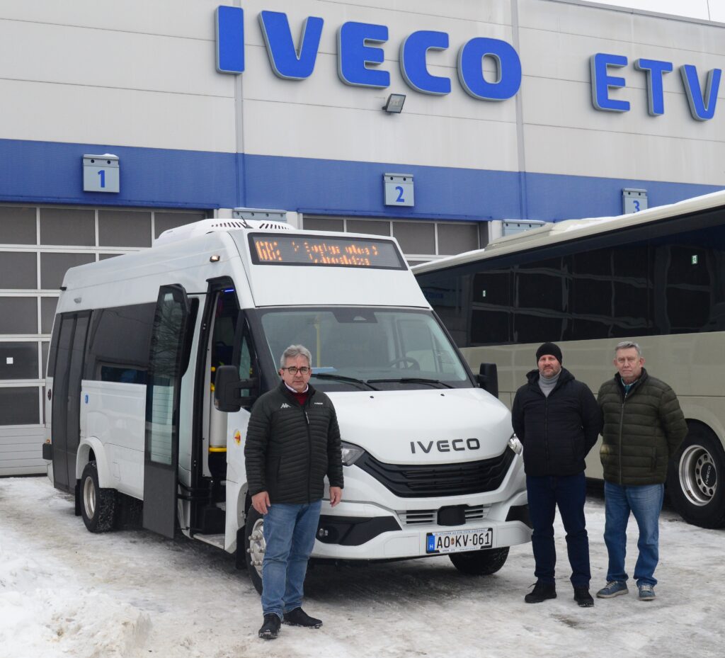 IVECO DAILY-t tesztel a MÁV-csoport