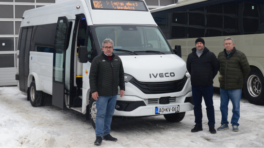 IVECO DAILY-t tesztel a MÁV-csoport