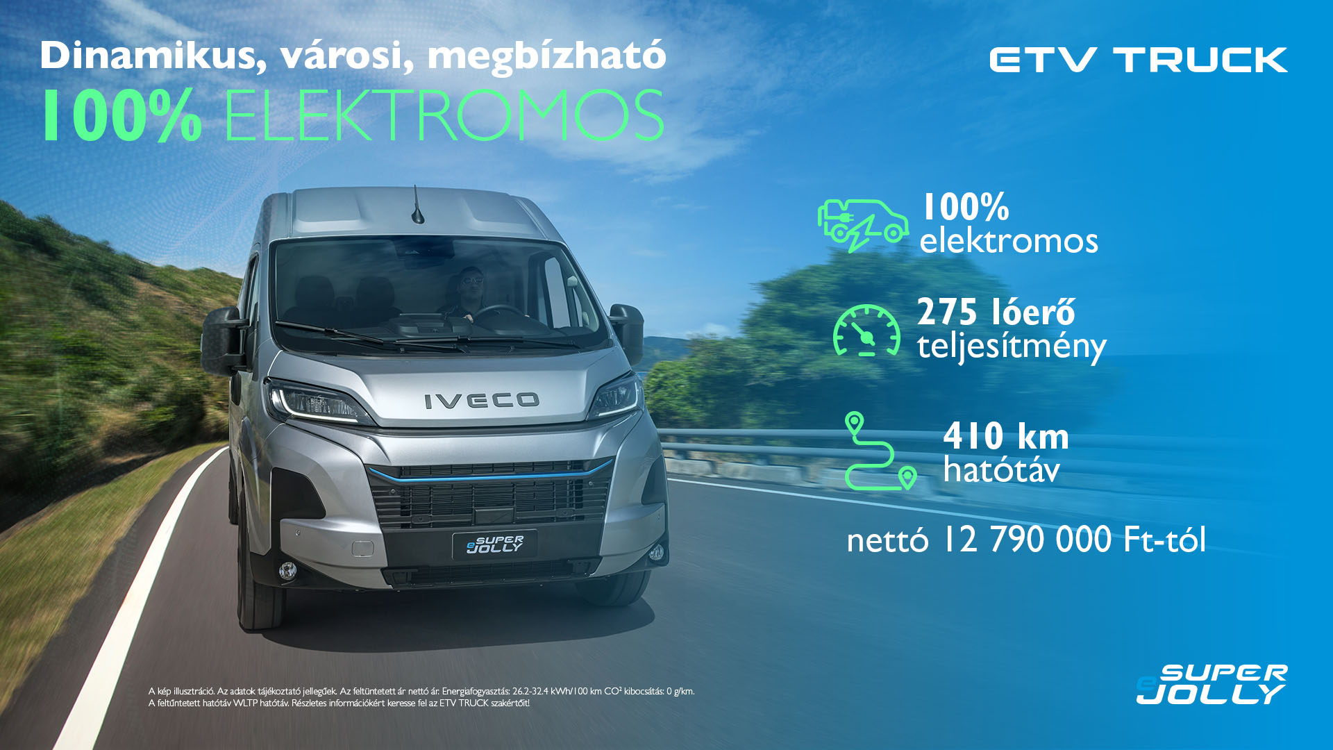 IVECO eSuperJolly – 100% elektromos furgon 1 IVECO eSuperJolly – 100% elektromos furgon